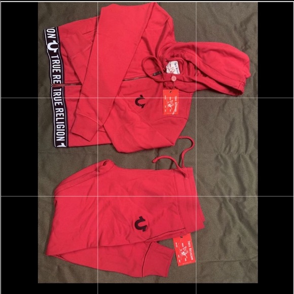 true religion hoodie and sweatpants